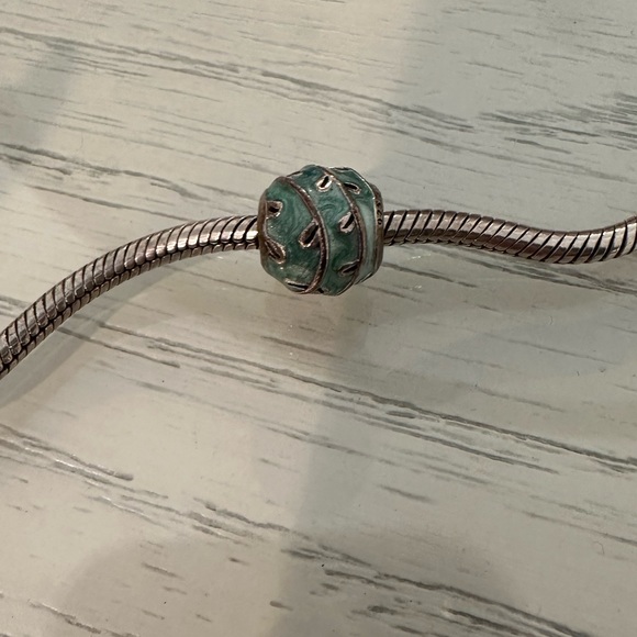 PANDORA Light Blue Enamel Vines Charm - Picture 3 of 3